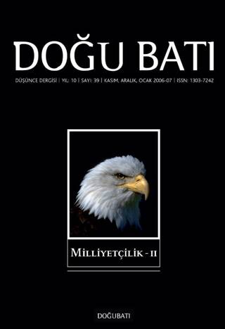 Doğu Batı Düşünce Dergisi Yıl: 10 Sayı: 39 - Milliyetçilik - 2 - 1