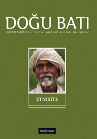 Doğu Batı Düşünce Dergisi Yıl: 11 Sayı: 44 - Etnisite - 1