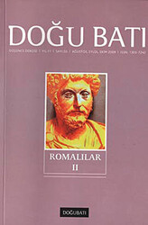 Doğu Batı Düşünce Dergisi Yıl: 11 Sayı: 50 - Romalılar - 2 - 1