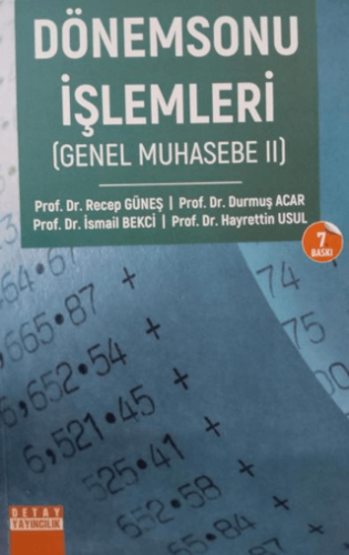 Dönemsonu İşlemleri - 1
