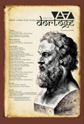 Dörtöğe Felsefe ve Bilim Tarihi Yazıları Hakemli Dergi Yıl: 10 Sayı: 20 - 1