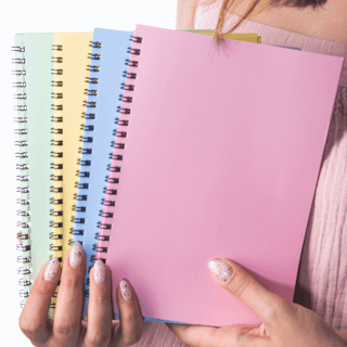 Dream Notes 4 Farklı Renk Çizgisiz A5 Defter Seti - 1