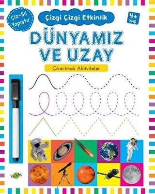 Dünyamız ve Uzay 4+ Yaş - Çizgi Çizgi Etkinlik - 1