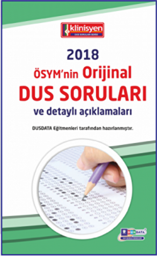 DUS Çıkmış Soruları Serisi - ÖSYM`nin Orijinal 2018 - 1