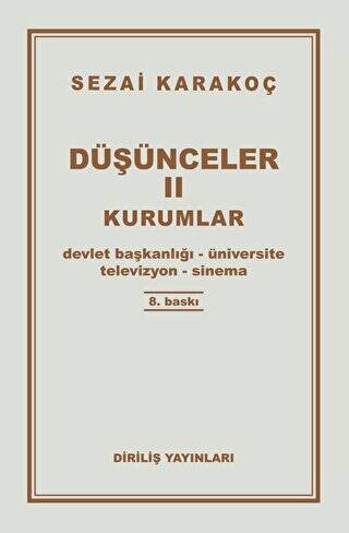 Düşünceler 2: Kurumlar - 1