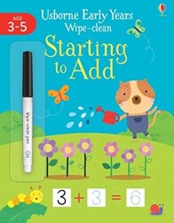 Early Years Wipe-Clean Starting to Add - Usborne