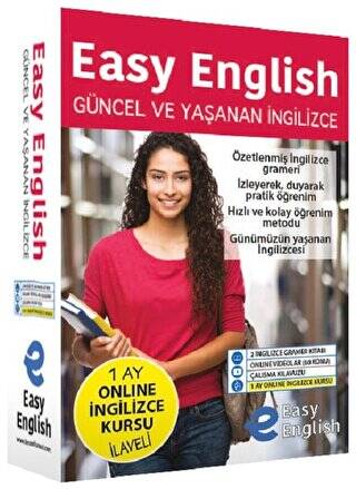 Easy English Güncel ve Yaşanan İngilizce Eğitim Seti - 1
