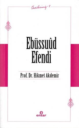 Ebüssuud Efendi - 1