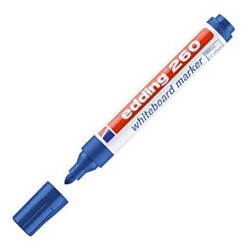 Edding 260 Beyaz Yazı Tahtası Kalemi Mavi - 1