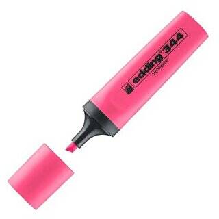 Edding 344 Fosforlu Kalem Pembe - 1