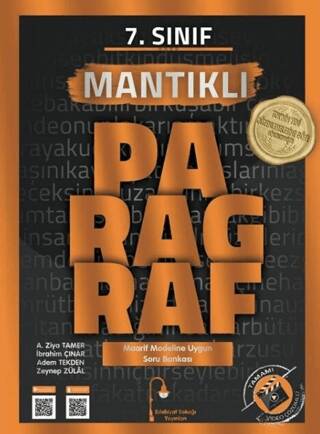 Edebiyat Sokağı 7. Sınıf Paragraf Mantıklı Soru Bankası - 1