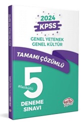 KPSS GYGK Tamamı Çözümlü 5 Fasikül Deneme Sınavı - 1