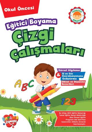 Eğitici Boyama – Çizgi Çalışmaları - 1