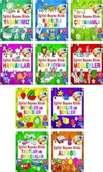 Eğitici Boyama Seti - 10 Kitap - 1