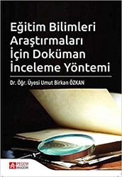 Eğitim Bilimleri Araştırmaları İçin Doküman İnceleme Yöntemi - 1