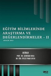 Eğitim Bilimlerinde Araştırma ve Değerlendirmeler 2 - 1