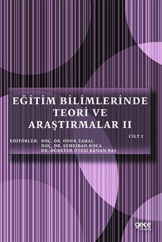 Eğitim Bilimlerinde Teori ve Araştırmalar 2 Cilt 2 - 1