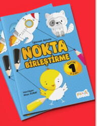 Eğlenceli Aktivite Nokta Birleştirme ‐ Boyama ve Aktivite Kitabı ‐ Seviye 1 - Staau Çocuk