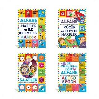 Eğlenceli Alfabe Seti 4 Kitap Takım - 1