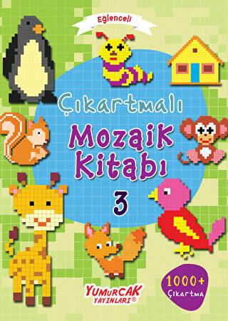 Eğlenceli Çıkartmalı Mozaik Kitabı 3 - 1