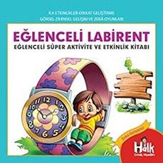 Eğlenceli Labirent - Eğlenceli Süper Aktivite ve Etkinlik Kitabı - 1