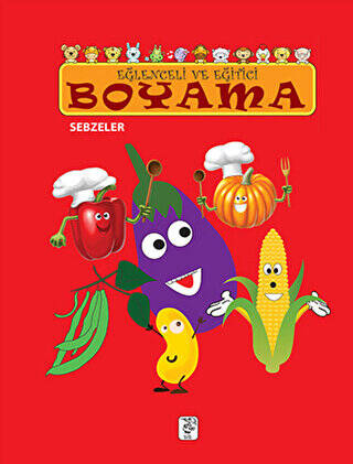 Eğlenceli ve Eğitici Boyama - Sebzeler - 1