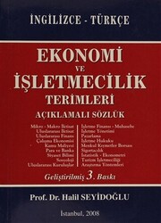 Ekonomi ve İşletmecilik Terimleri Açıklamalı Sözlük İngilizce - Türkçe - 1