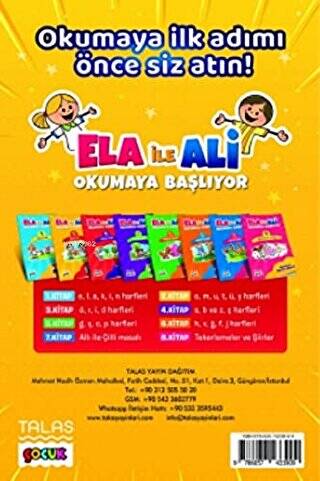 Ela ile Ali Okumaya Başlıyor 8 Kitap Set - 1