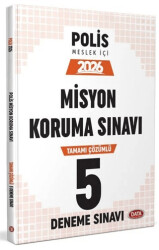 Emniyet Genel Müdürlüğü Polis Misyon Koruma Sınavı Tamamı Çözümlü 5 Deneme Sınavı - Data Yayınları