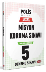 Emniyet Genel Müdürlüğü Polis Misyon Koruma Sınavı Tamamı Çözümlü 5 Deneme Sınavı - 1