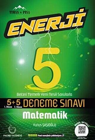 Enerji 5. Sınıf Matematik 5+5 Deneme Sınavı - 1