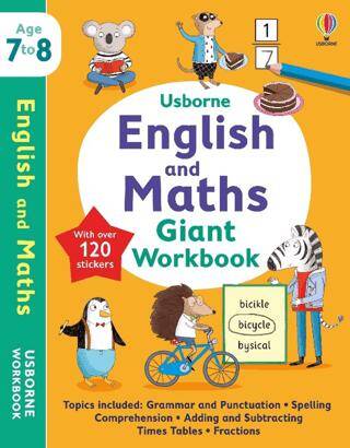 English and Maths Giant Workbook 7-8 - 1