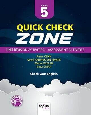 English Zone 5 - Quick Check - 1