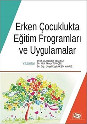 Erken Çocuklukta Eğitim Programları ve Uygulamalar - 1