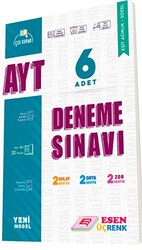 Esen Yayınları Üçrenk AYT Eşit Ağırlık - Sözel 6`lı Deneme - 1