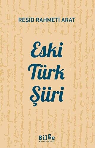 Eski Türk Şiiri - 1