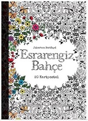 Esrarengiz Bahçe Kartpostal Kitabı - 1