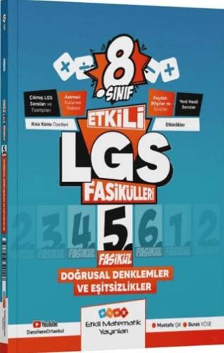 Etkili Matematik Yayınları 8. Sınıf Etkili LGS Fasikül Doğrusal Denklemler ve Eşitsizlikler 5 - 1