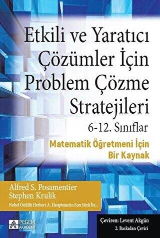 Etkili ve Yaratıcı Çözümler İçin Problem Çözme Stratejileri 6-12. Sınıflar - 1