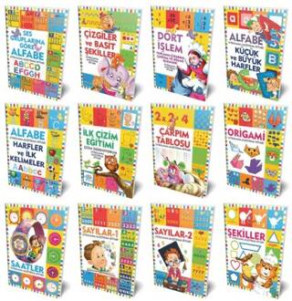 Etkinlik Kitapları Seti 12 Kitap Takım - 1