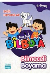 Evcil Hayvanlar - Doya Doya Bil Boya Bilmeceli Boyama 5-6 Yaş - 1