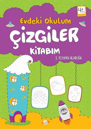 Evdeki Okulum - Çizgiler Kitabım 4+Yaş - 1