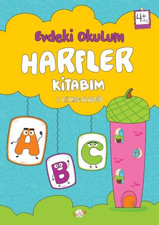 Evdeki Okulum - Harfler Kitabım 4+ Yaş - 1