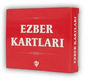 Ezber Kartları Kırmızı 70*90 Mm - 1