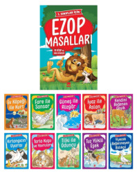 Ezop Masalları Seti - 10 Kitap Takım Küçük Boy - 1