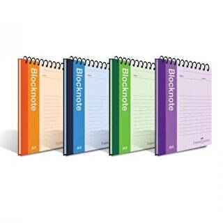 Faber-Castell Bloknot Canlı Renk A4 80 Yaprak Çizgisiz Asorti - 1