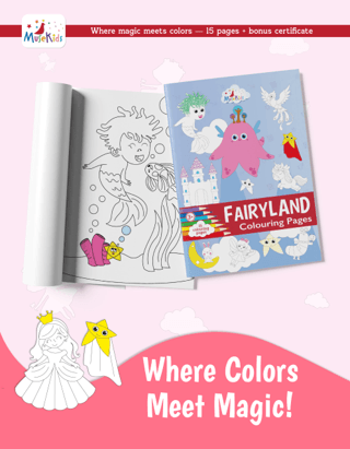 Fairyland Colouring Book! - 1