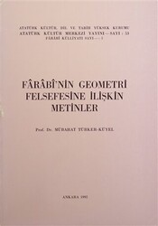 Farabi`nin Geometri Felsefesine İlişkin Metinler - 1