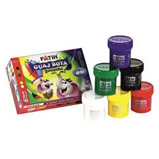 Fatih Guaj Boyası 6 Renk 6x25-150ml - 1