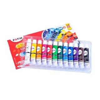 Fatih Guaj Boyası Tüplü 12 Renk 12 Ml - 1
